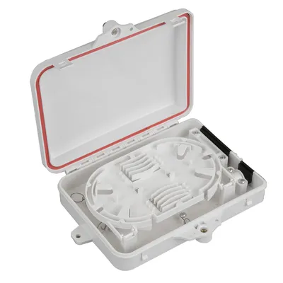 CE ROHS Certified 6 Port Fiber Termination Box with IP65 Protection for Wall or Pole Mounting Optic Distribution Point