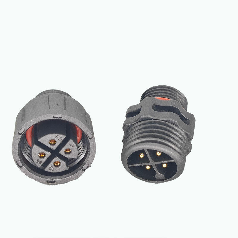 IP68 Waterproof M12 Circular Connector with Weather-resistant Material and 15A Current Rating for Outdoor Electrical Connections