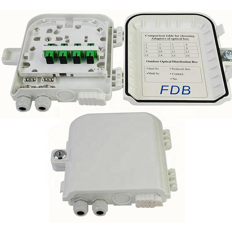 IP65 Protected Fiber Optic Terminal Box with 96 Fiber Cores Capacity and Aluminum Alloy Material for Outdoor Networks
