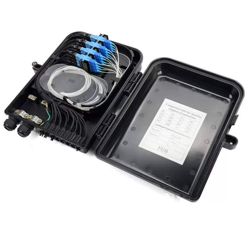 FDB 16 Core Fiber Optic Termination Box with IP65 Protection for FTTH Networks and Optical Distribution