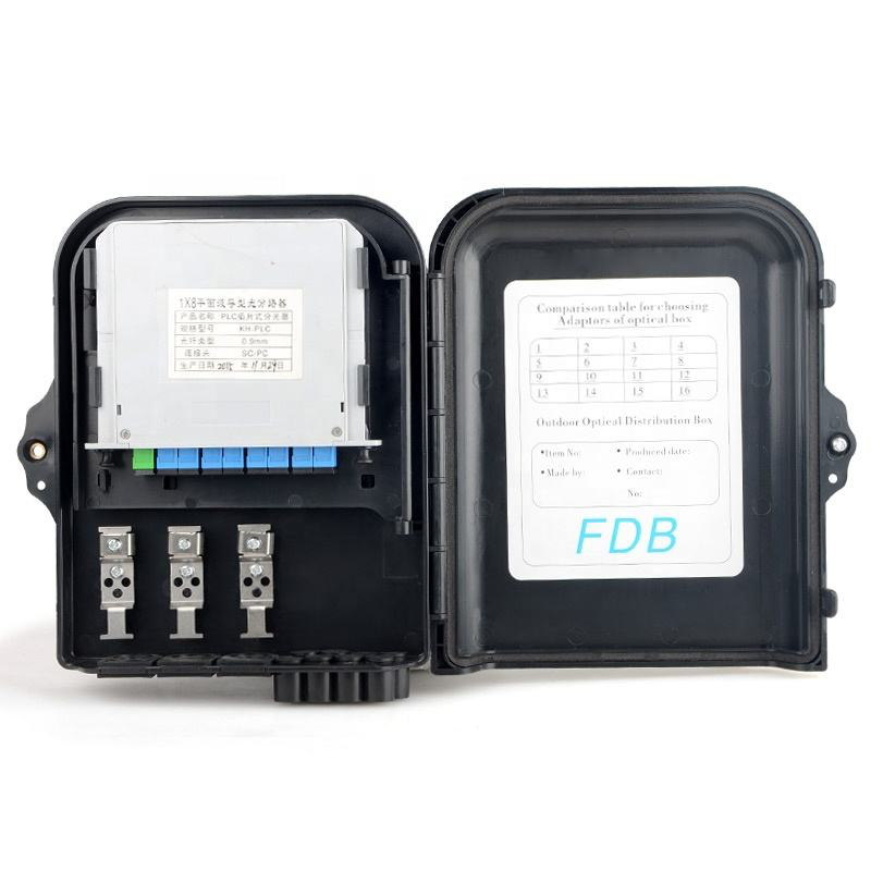 IP65 Waterproof ABS Plastic Optical Distribution Box with 48 Fiber Splices for FTTH Networks