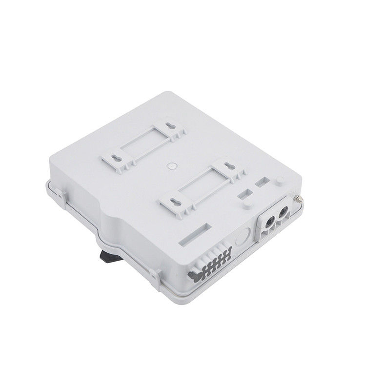 24 Fiber Ports IP65 ABS Plastic FTTH Box Wall-Mounted Fiber Optic Distribution Box for FTTH Networks