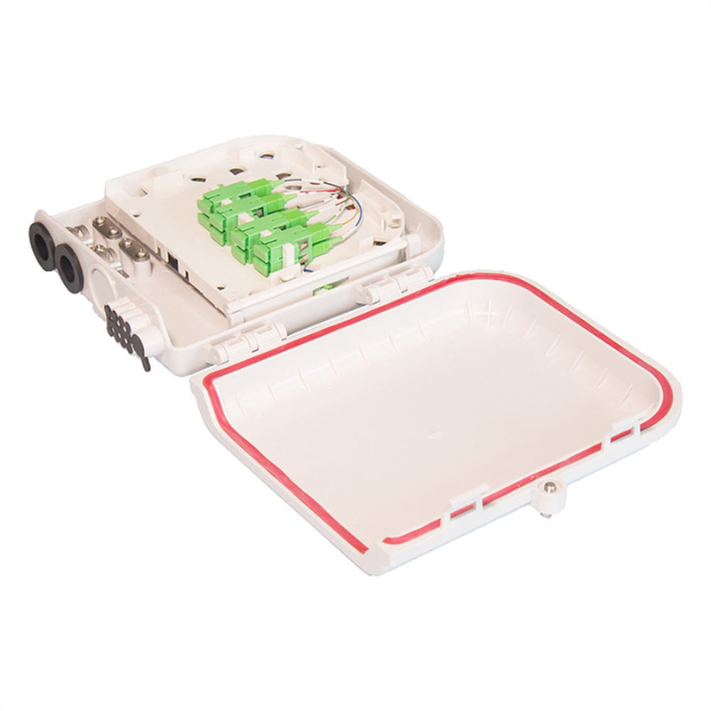 IP65 Waterproof and Dustproof Fiber Optic Distribution Box with Tool-Free Snap-Fit Design for Up to 24 Fibers