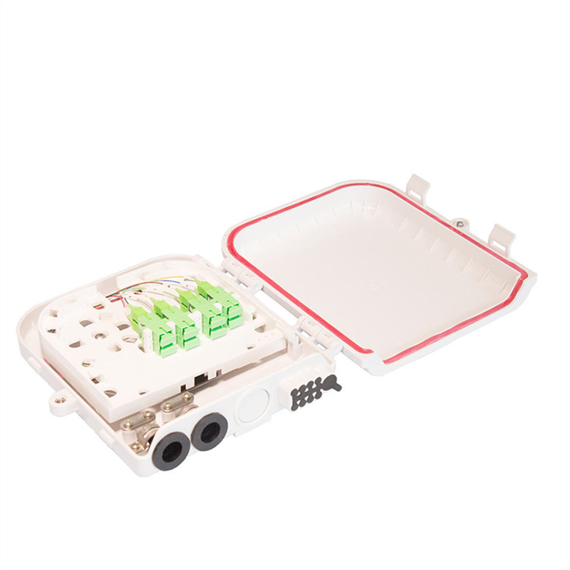 IP65 Waterproof and Dustproof Fiber Optic Distribution Box with Tool-Free Snap-Fit Design for Up to 24 Fibers