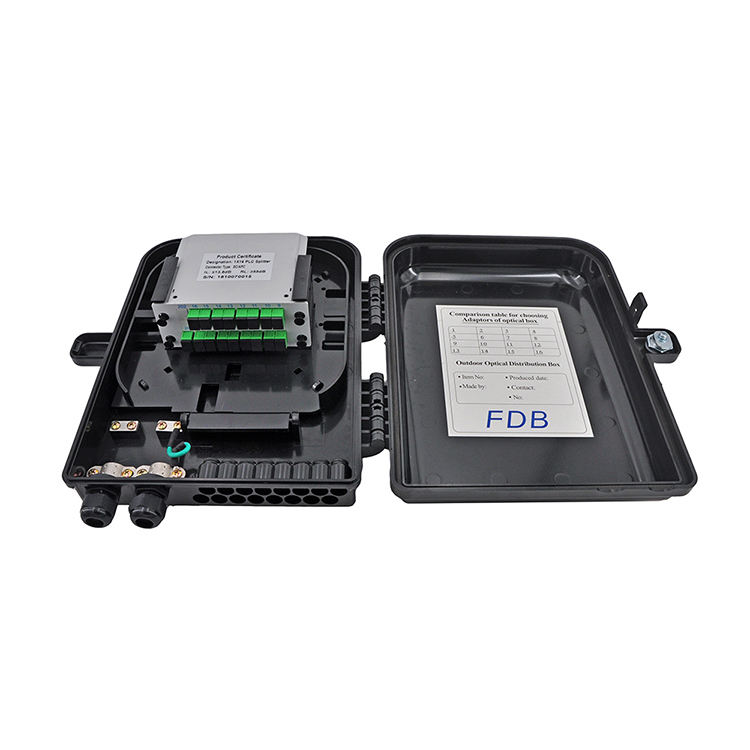 Customized 16 Ports Wall-mounted Fiber Distribution Box with IP54 Protection for FTTH Networks