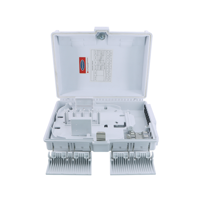 IP65 Protected Fiber Optic Splice Closure Box with 24 Fibers Capacity and Wall-mounted Design for FTTH Applications