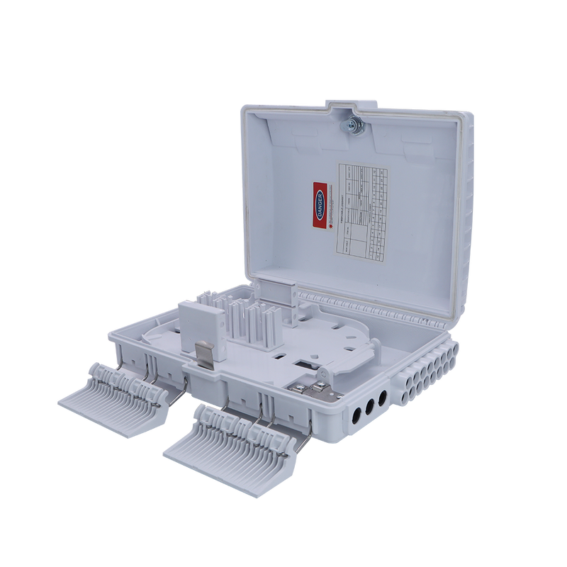IP65 Protected Fiber Optic Splice Closure Box with 24 Fibers Capacity and Wall-mounted Design for FTTH Applications