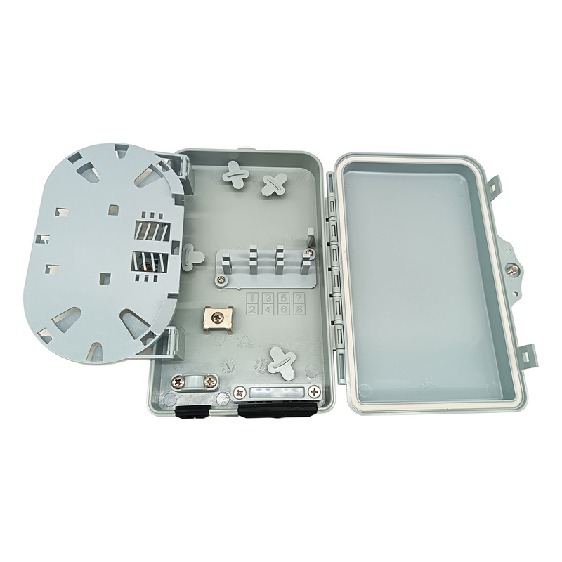 IP65 Waterproof 6 Core Fiber Optic Terminal Box with Anti-UV Protection for FTTx Networks