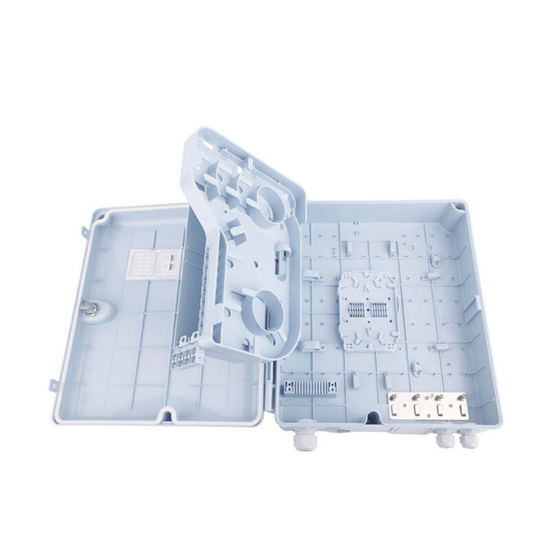 Outdoor IP65 Waterproof and Dustproof Fiber Optic Distribution Box Supports Up to 96 Fiber Cores Wall-Mounted or Pole-Mounted
