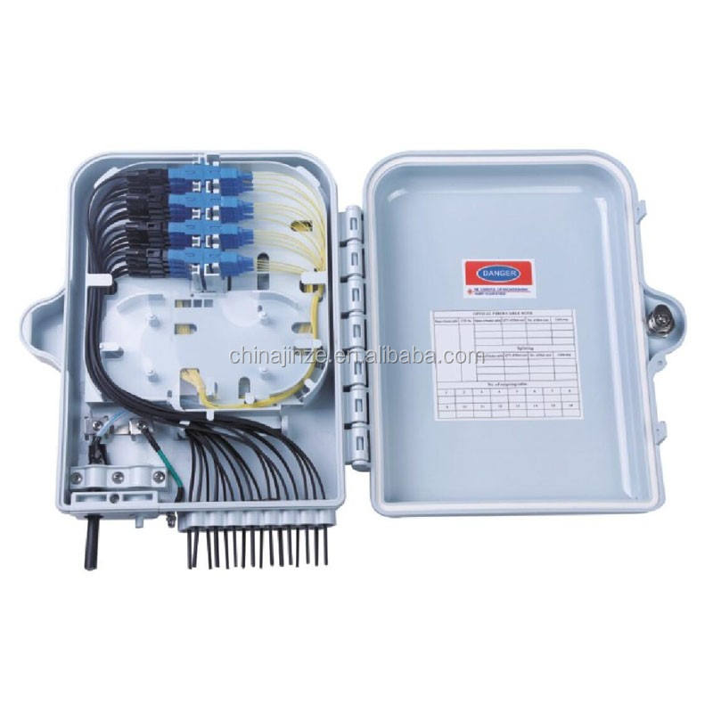 IP65 16 Core Anatel CTO Fiber Distribution Box Terminal Box for FTTH Networks with Splitter Pigtail