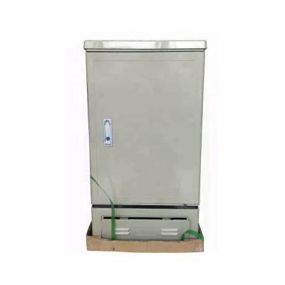 Outdoor Fiber Optic Distribution Cabinet with IP65 Protection, 96 Fibers Capacity, and Corrosion Resistant Material