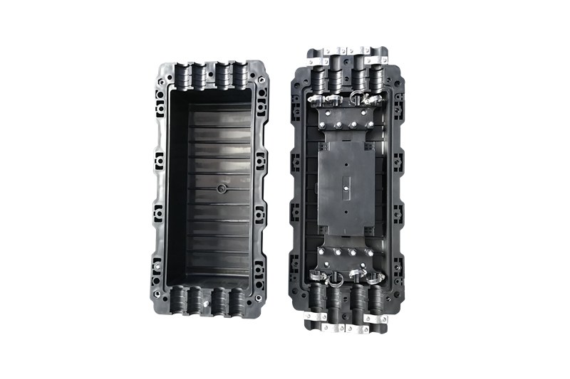 IP68 Waterproof Fiber Closure with 96 Fibers Capacity and High-Impact Resistant Plastic for Outdoor Splicing
