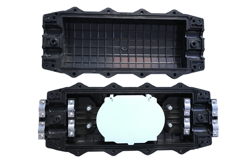 IP68 Waterproof Rugged Multi-Port UV-Resistant Fiber Optic Splice Closure for Outdoor Cable Networks