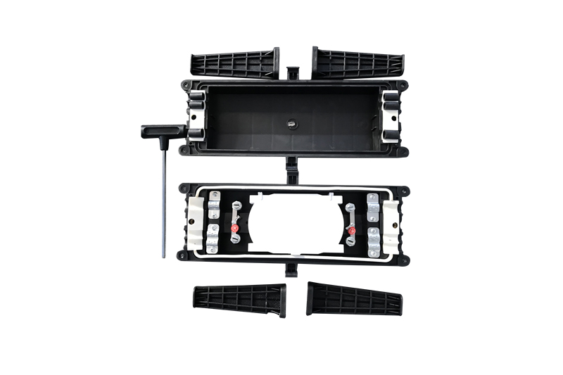 MDP-12-48C IP68 Waterproof Horizontal Fiber Optic Splice Closure with 48 Fiber Capacity and UV-Resistant Design